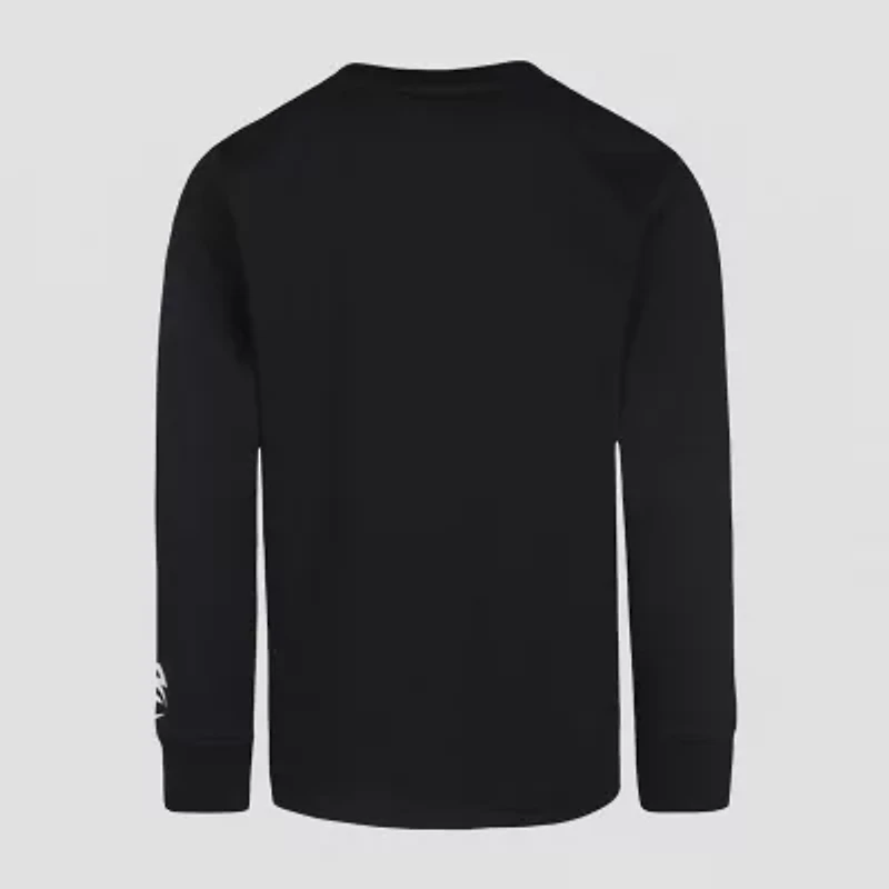 Nike 3BRAND by Russell Wilson Big Kid Boys Hooded Long Sleeve Regular Fit Graphic T-Shirt