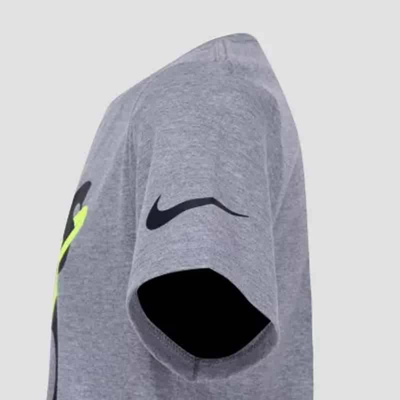 Nike 3BRAND by Russell Wilson Big Kid Boys Crew Neck Short Sleeve Regular Fit Graphic T-Shirt