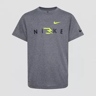 Nike 3BRAND by Russell Wilson Big Kid Boys Crew Neck Short Sleeve Regular Fit Graphic T-Shirt