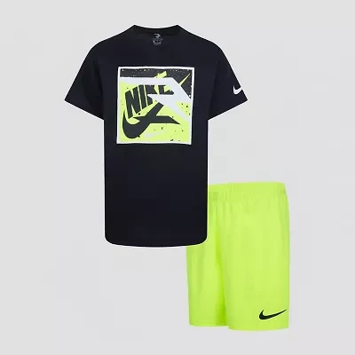 Nike 3BRAND by Russell Wilson Big Kid Boys 2-pc. Short Set