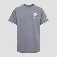 Nike 3BRAND by Russell Wilson Big Kid Boys Crew Neck Short Sleeve Regular Fit Graphic T-Shirt