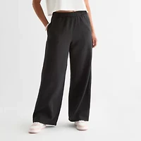 Arizona Womens Wide Leg Regular Fit Juniors Pull-On Pant