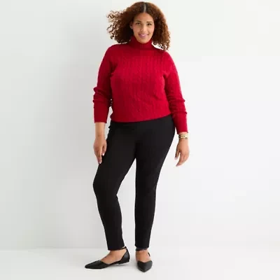 St. John's Bay Womens Skinny Plus Pull-On Pant