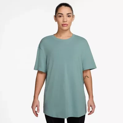Nike Dri-Fit Womens Crew Neck Short Sleeve Quick Dry Active T-Shirt
