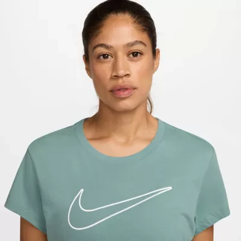 Nike Club Womens Crew Neck Short Sleeve Active T-Shirt