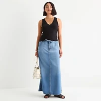 a.n.a Seamed Womens V Neck Sleeveless Tank Top