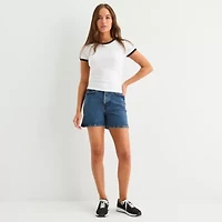 a.n.a Womens Crew Neck Short Sleeve T-Shirt