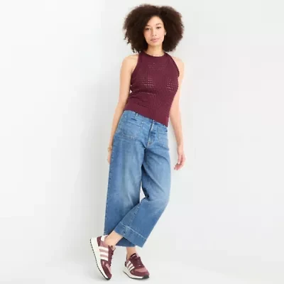 a.n.a Womens Highest Rise Cropped Jean