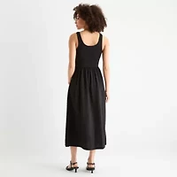 a.n.a Womens Sleeveless Midi A-Line Dress