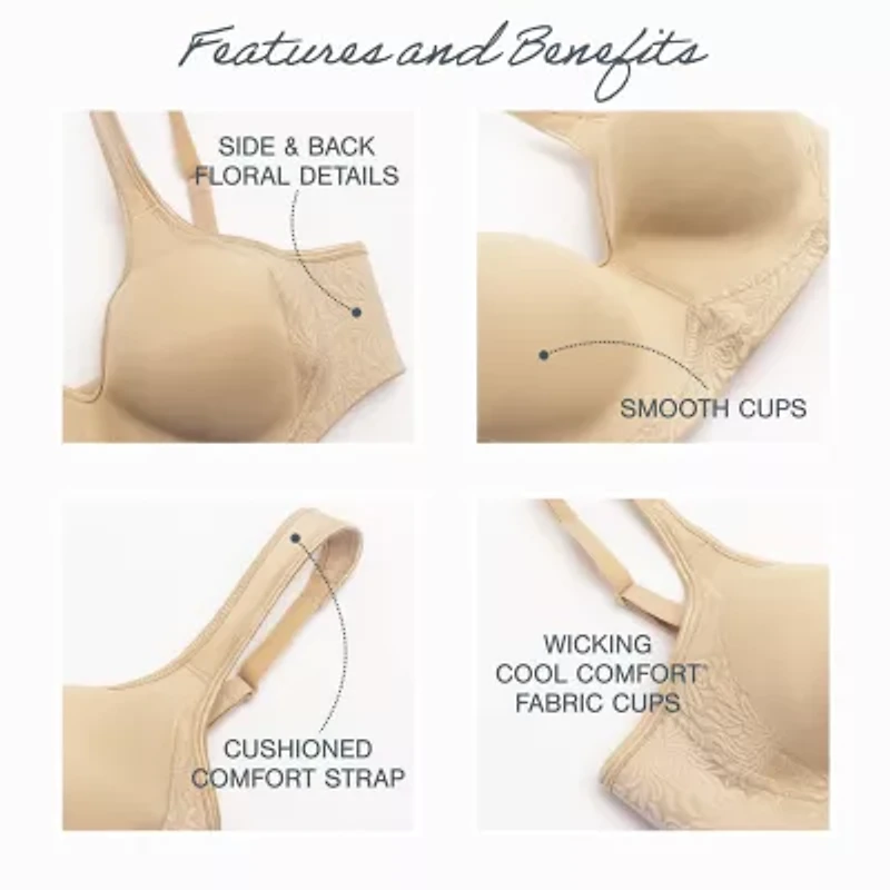 Playtex 18 Hour® Side & Back Smoothing Seamless Full Coverage Wireless Bra 4049