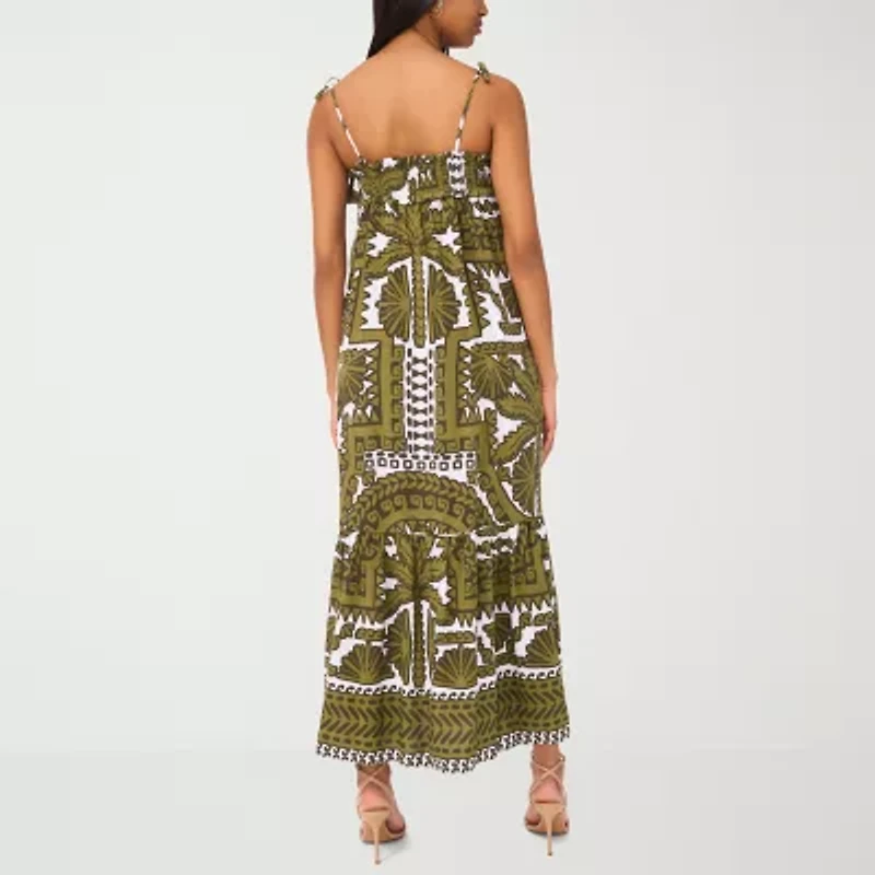 Sam And Jess Womens Sleeveless Floral Maxi Dress