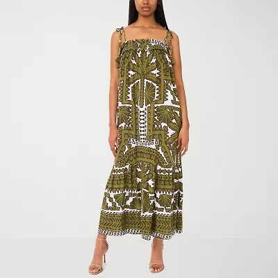 Sam And Jess Womens Sleeveless Floral Maxi Dress