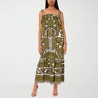 Sam And Jess Womens Sleeveless Floral Maxi Dress