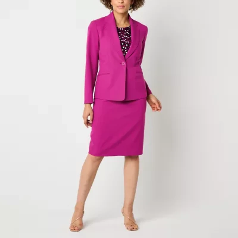 Black Label by Evan-Picone Womens Suit Skirt