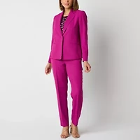 Black Label by Evan-Picone Womens Straight Fit Suit Pant