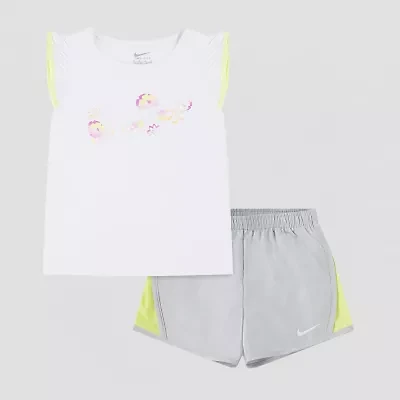 Nike Little Girls 2-pc. Short Set