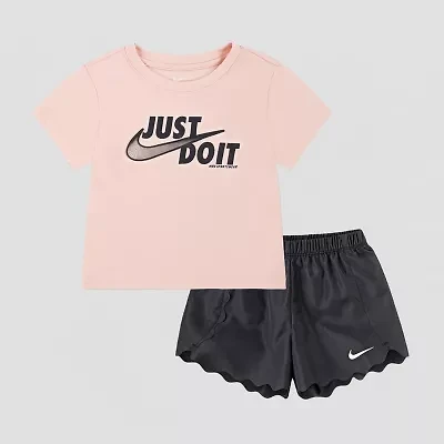 Nike Little Girls 2-pc. Short Set