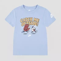 Nike Little Boys Crew Neck Short Sleeve Regular Fit Graphic T-Shirt