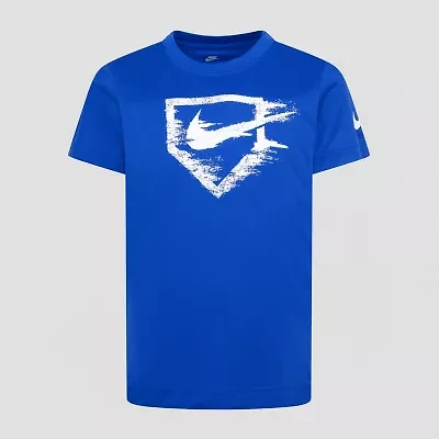 Nike Little Boys Crew Neck Short Sleeve Regular Fit Graphic T-Shirt