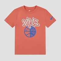 Nike Little Boys Crew Neck Short Sleeve Regular Fit Graphic T-Shirt