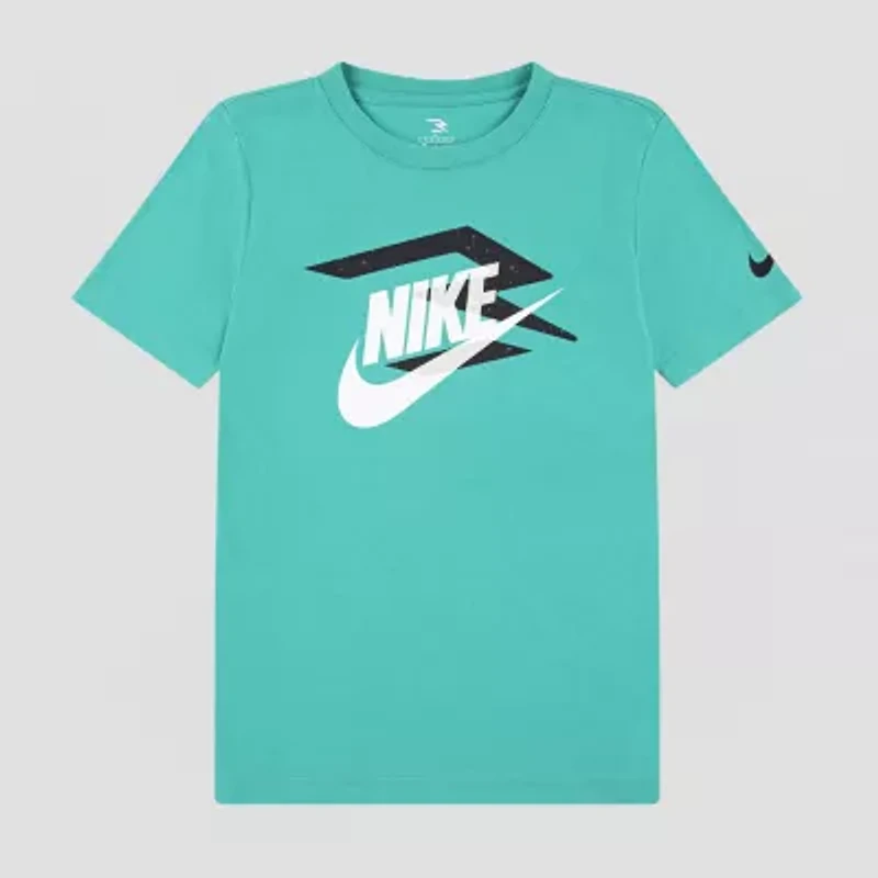 Nike 3BRAND by Russell Wilson Big Kid Boys Crew Neck Short Sleeve Regular Fit Graphic T-Shirt