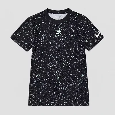 Nike 3BRAND by Russell Wilson Big Boys Dri-Fit Crew Neck Short Sleeve Graphic T-Shirt