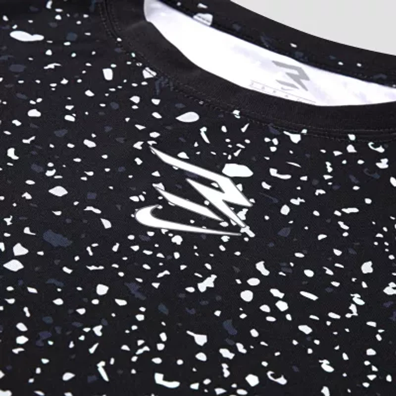 Nike 3BRAND by Russell Wilson Big Kid Boys Crew Neck Short Sleeve Regular Fit Graphic T-Shirt