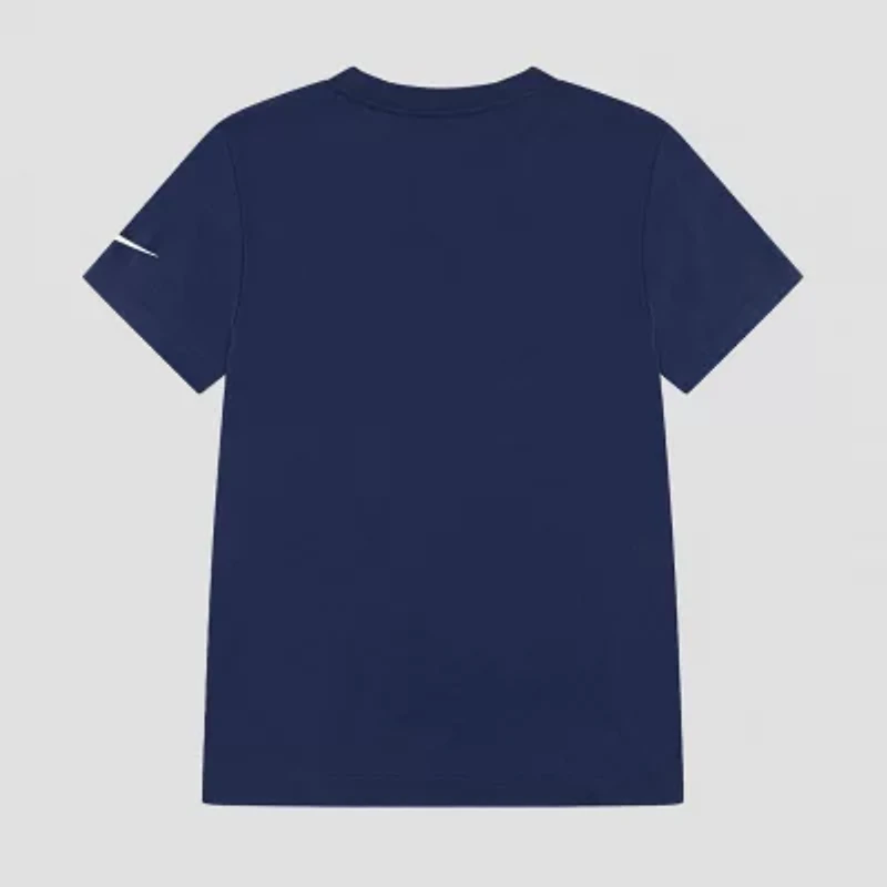 Nike 3BRAND by Russell Wilson Big Kid Boys Crew Neck Short Sleeve Regular Fit Graphic T-Shirt