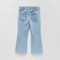 Okie Dokie Toddler & Little Girls Adjustable Waist Flare Leg Jean