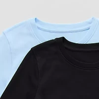 Thereabouts Little & Big Kid Girls Crew Neck Long Sleeve 2-pc. Bodysuit