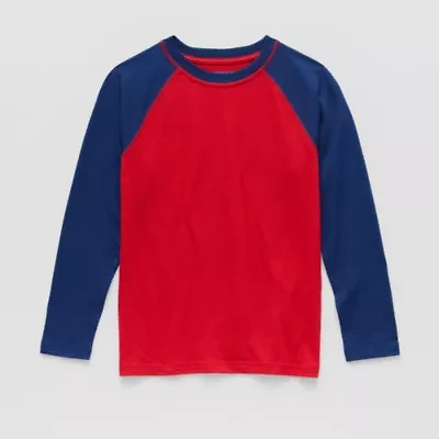 Thereabouts Little & Big Kid Boys Crew Neck Long Sleeve T-Shirt