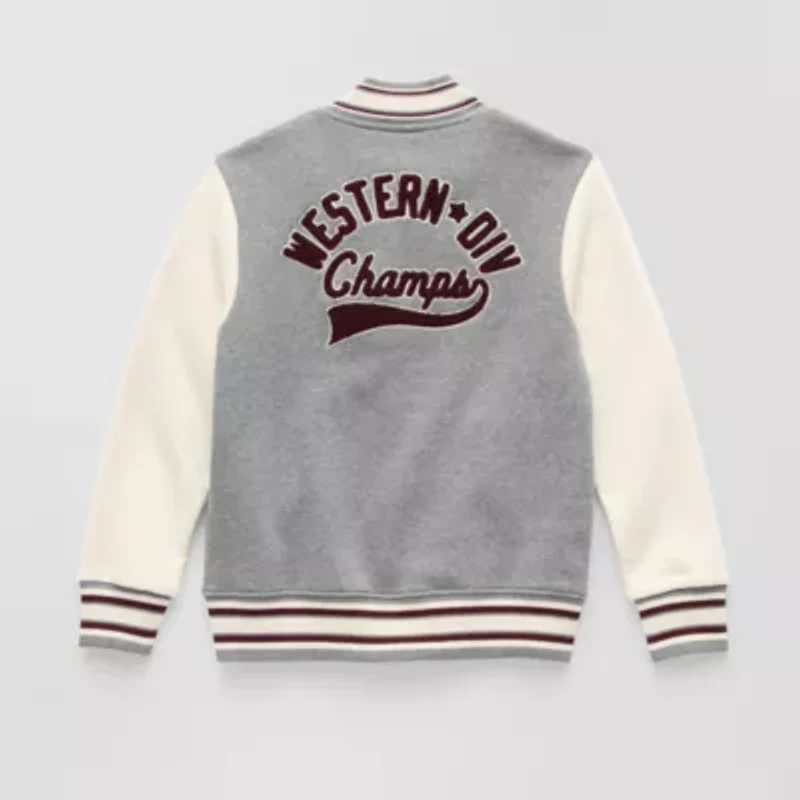 Thereabouts Little & Big Kid Boys Fleece Lightweight Varsity Jacket