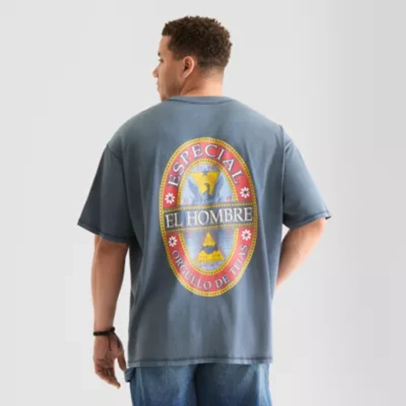 Arizona Mens Big and Tall Boxy Fit Graphic T-Shirt