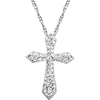 Crystal Cross Pendant Necklace