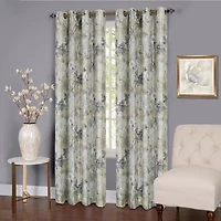 Tranquil Grommet Top Light-Filtering Single Curtain Panel