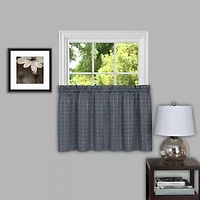 Sydney Plaid 2-pc. Rod Pocket Window Tier