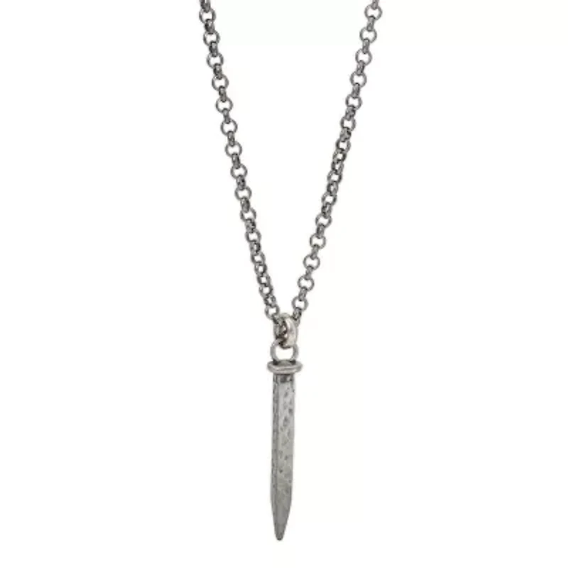 Mens 22 Inch Pendant Necklace