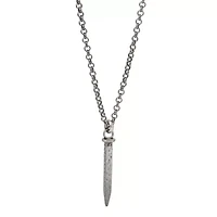 Mens 22 Inch Pendant Necklace