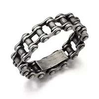 Mens Stainless Steel Bike Chain Band