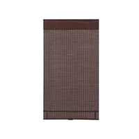 Bamboo Woven Wood Cordless Room Darkening Roman Shade