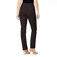 Gloria Vanderbilt Amanda Womens Mid Rise Straight Leg Regular Fit Jean