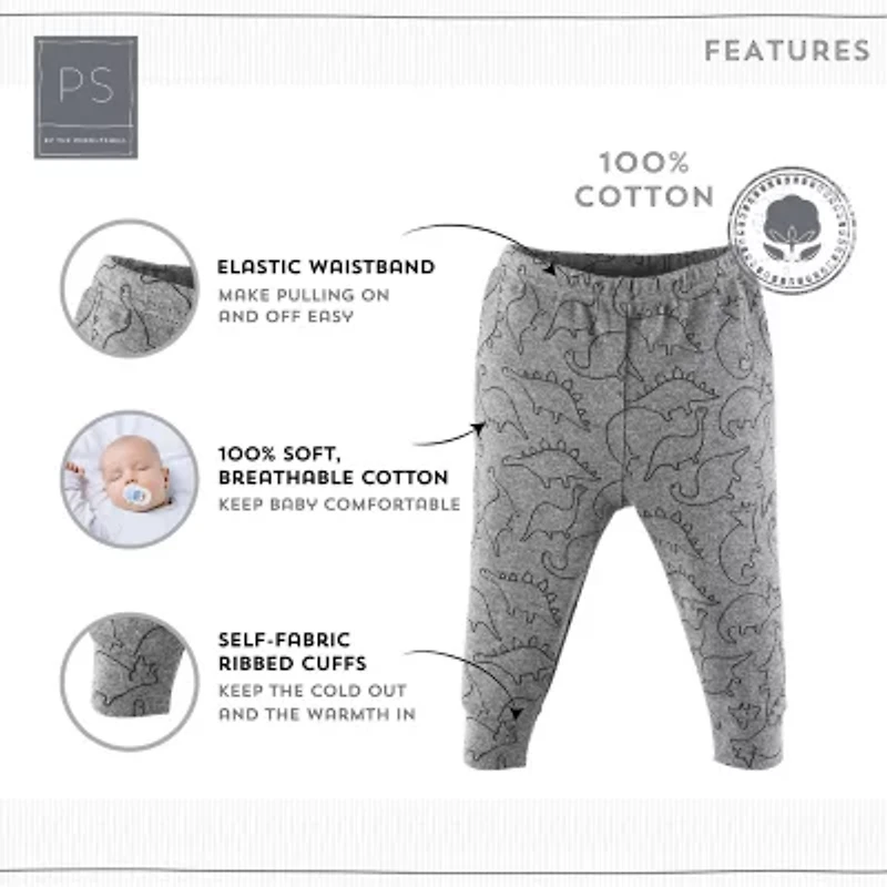 The Peanutshell Baby Boys Tapered Regular Fit Pull-On Pant