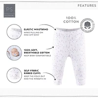 The Peanutshell Baby Girls Tapered Regular Fit Pull-On Pant