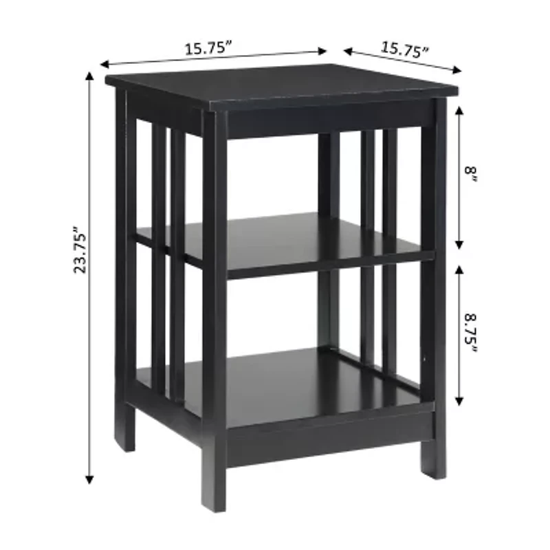 Mission Storage End Table