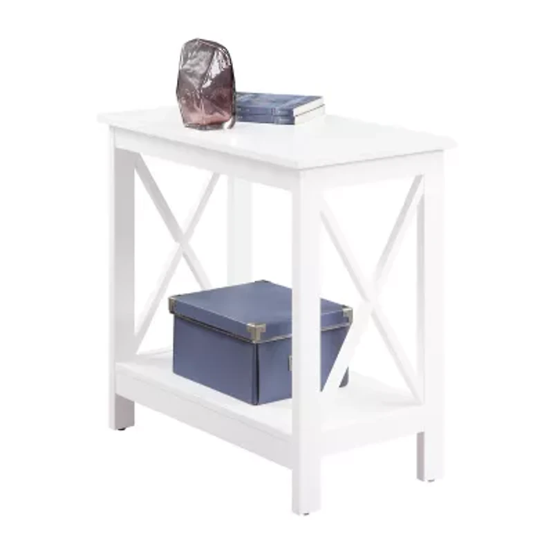 Convenience Concepts Oxford Living Room Collection Storage Chairside Table