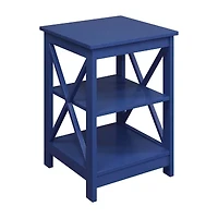 Oxford  End Table with Shelves