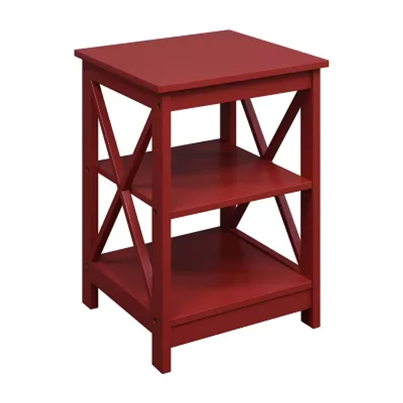 Oxford End Table with Shelves