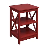 Oxford  End Table with Shelves