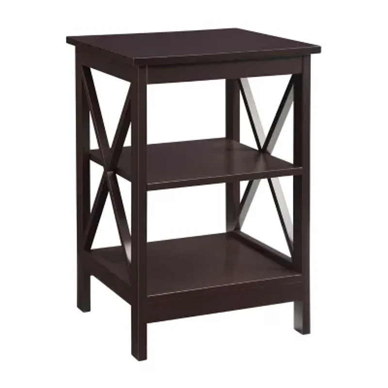 Oxford End Table with Shelves