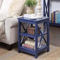 Oxford  End Table with Shelves